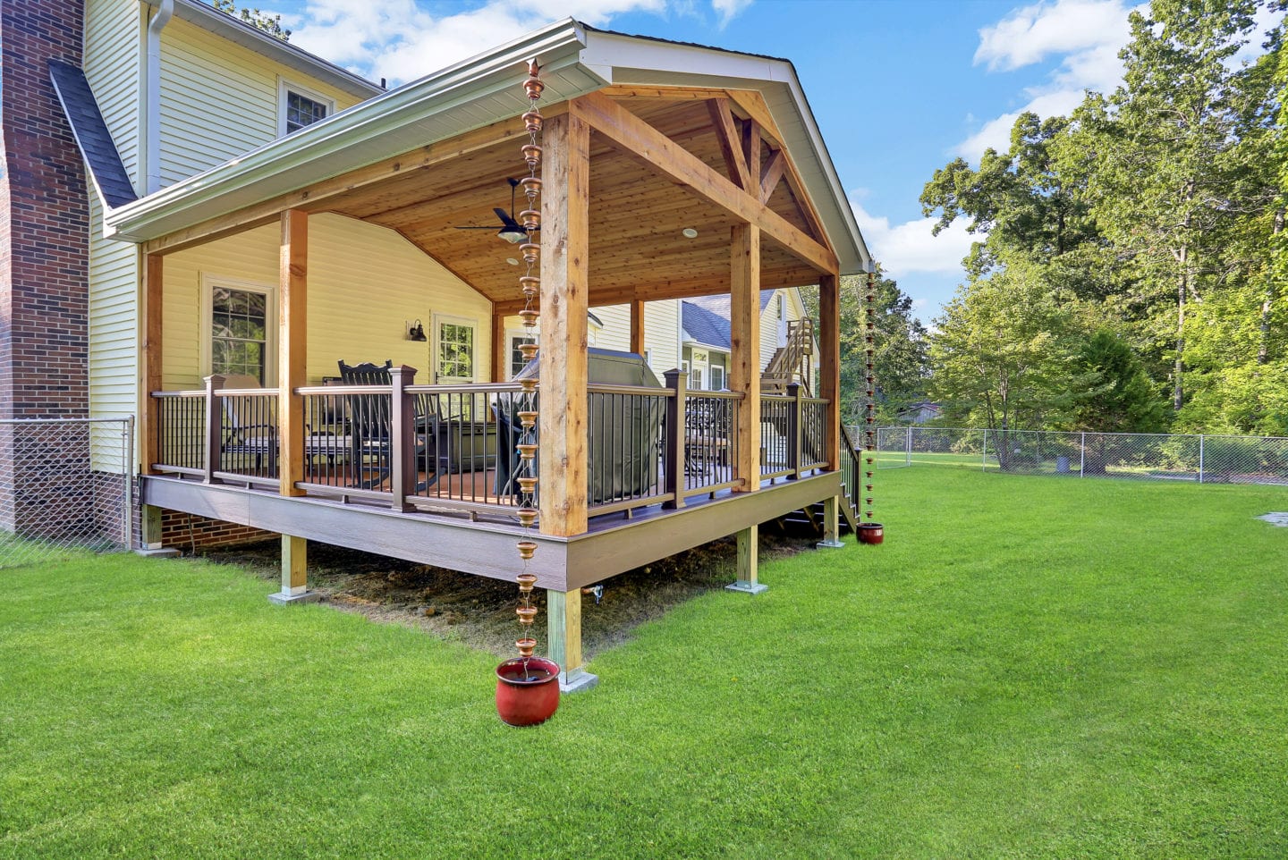 Trex Covered Deck, Pelzer SC 1