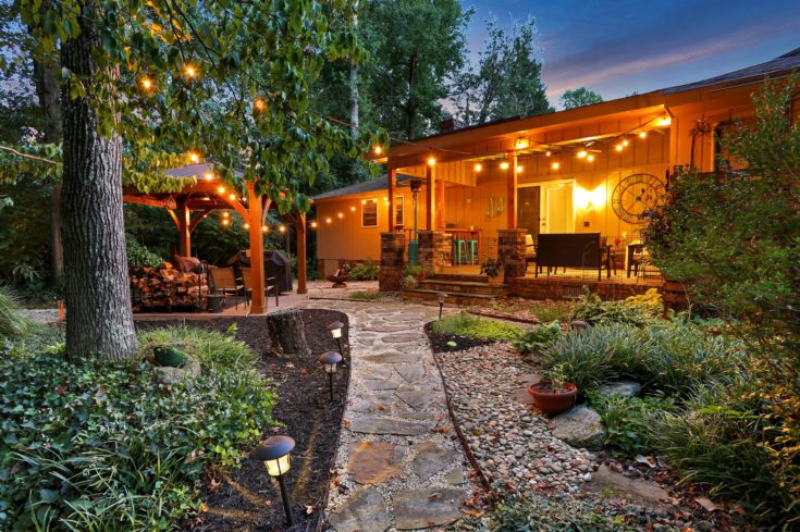 Covered Deck and Real Stone Walkway, Simpsonville SC