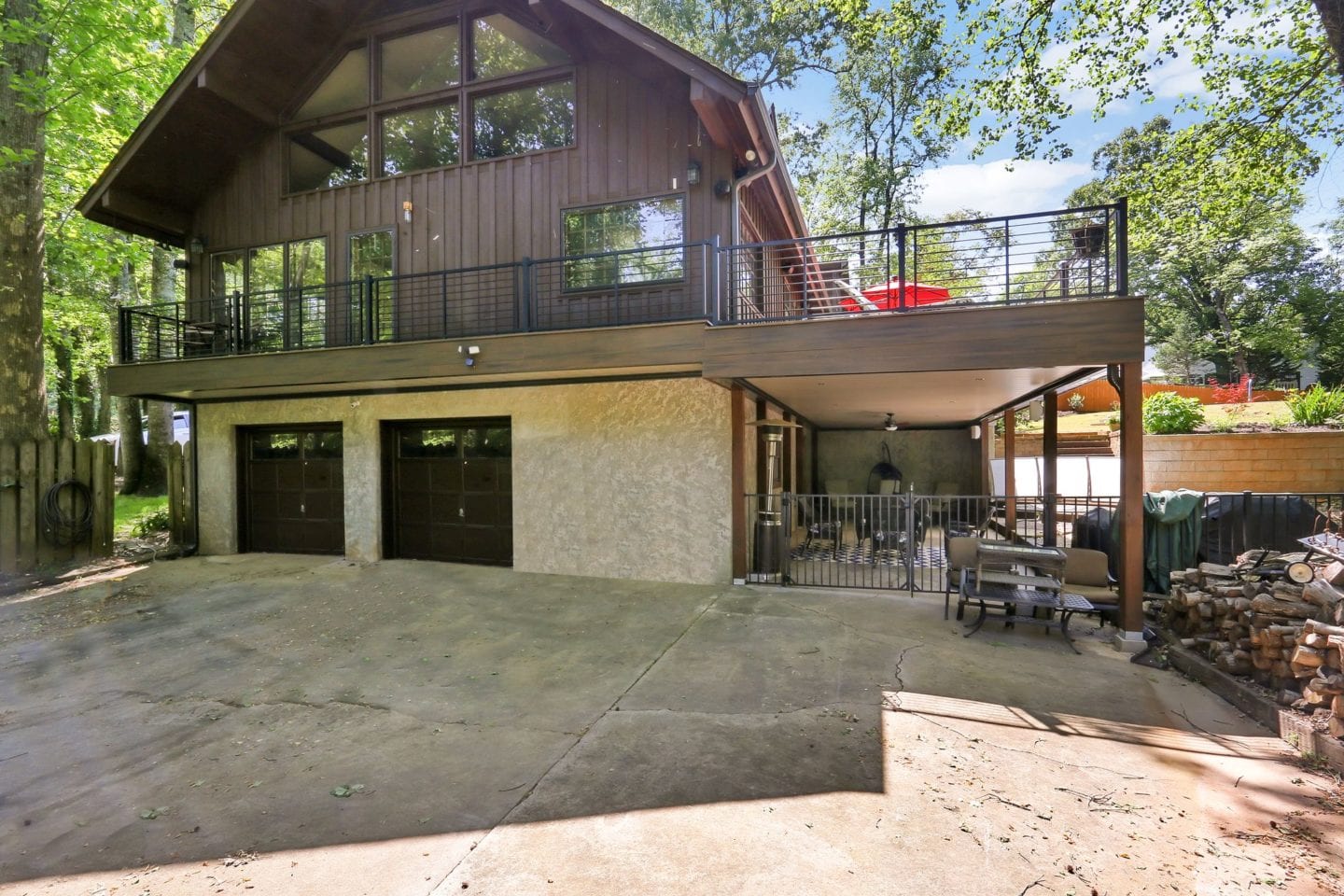 Custom Trex Wrap Around Deck, Greenville SC 1