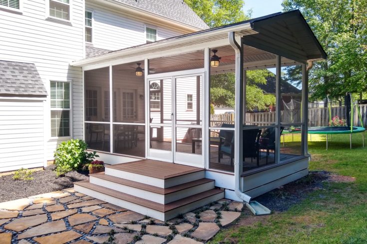 Remarkable Screen Porch Addition, Simpsonville SC