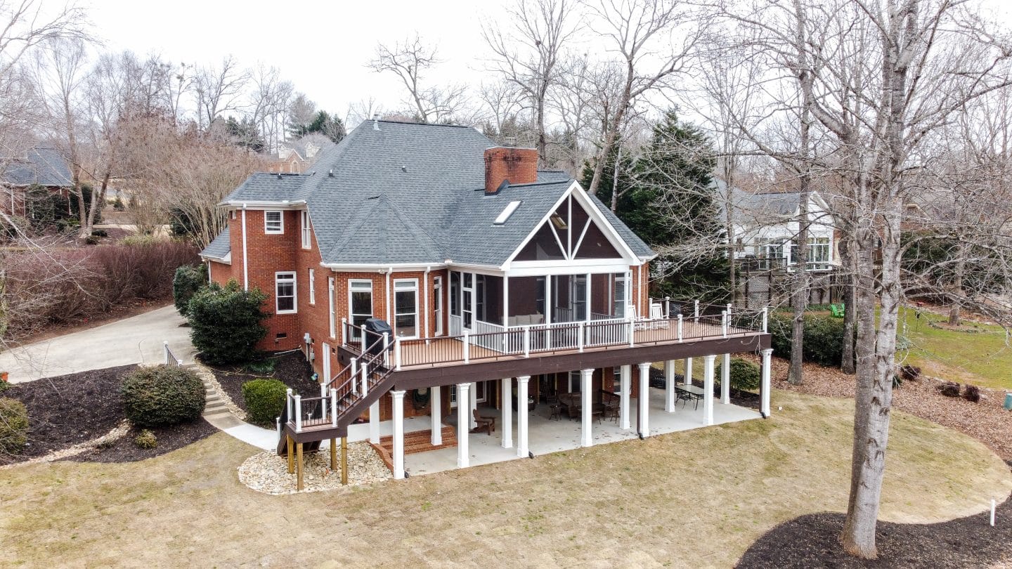 Grand Screened Porch with Skylights and Spacious Deck in Taylors, SC 1