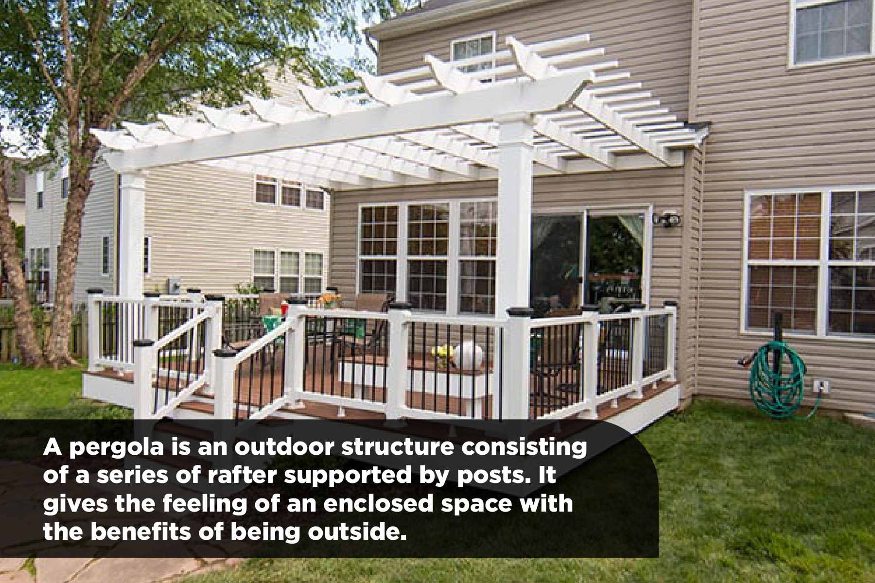 pergola on a deck
