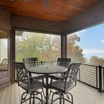 deck and screened porch