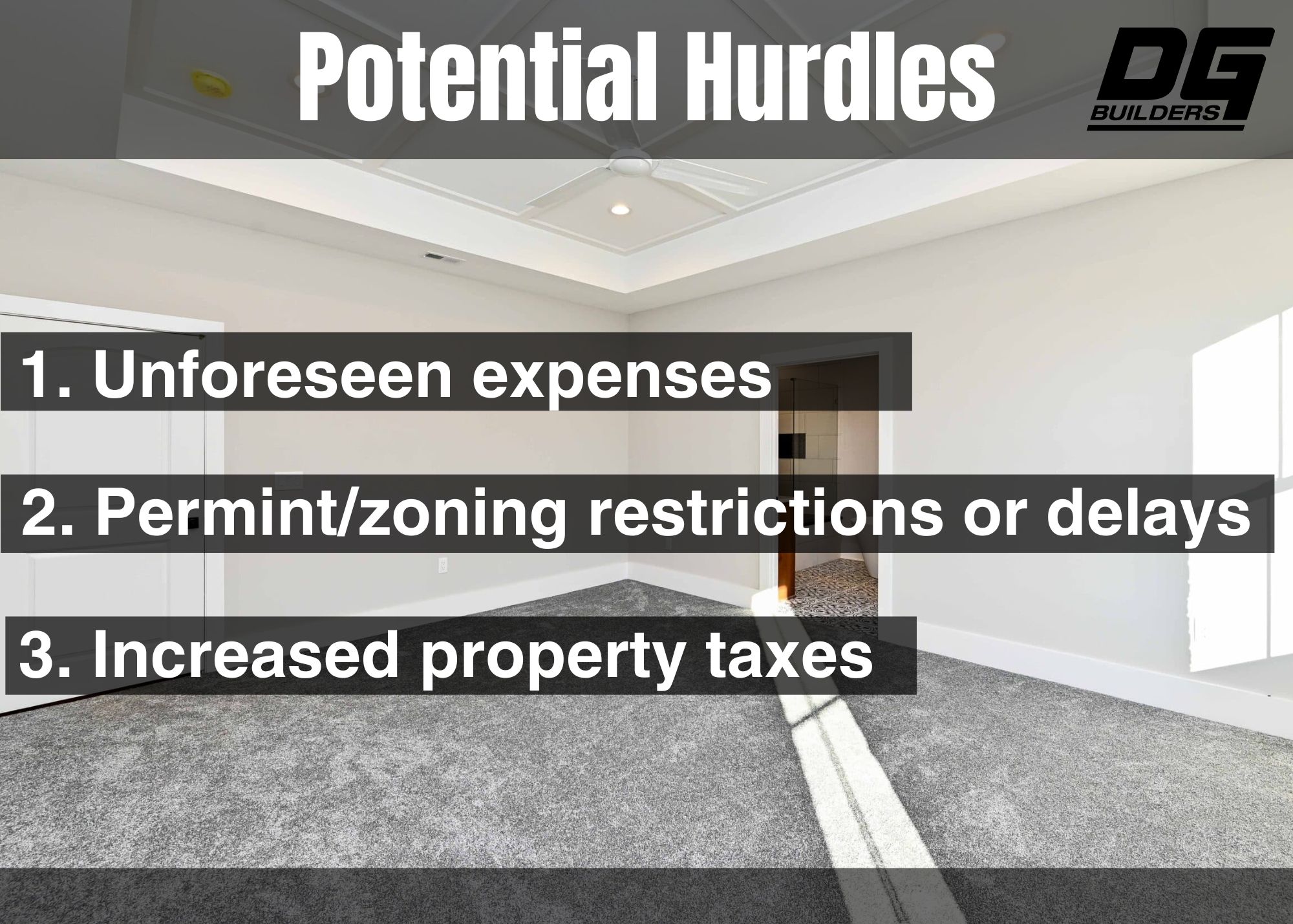 Potential hurdles in home additions