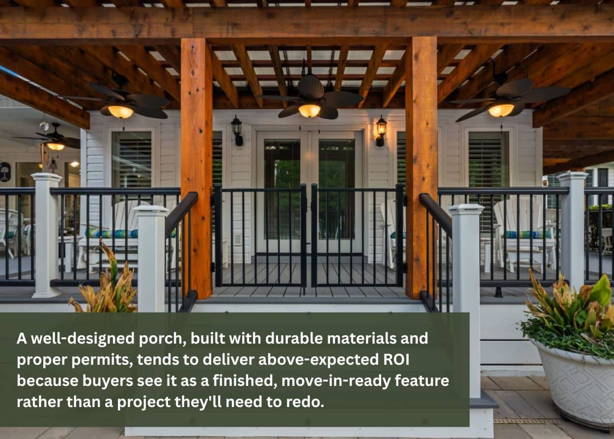 Open Porch vs Covered Porch: Which Adds More Value? 3